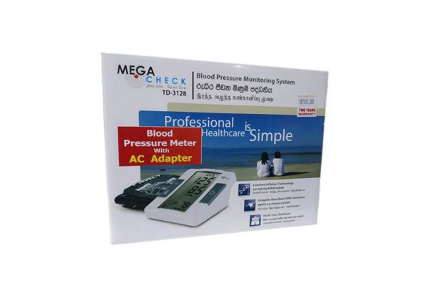 MEGA CHECK BLOOD PRESSURE MONITORING SYSTEM TD 3128 (with AC Adapter)