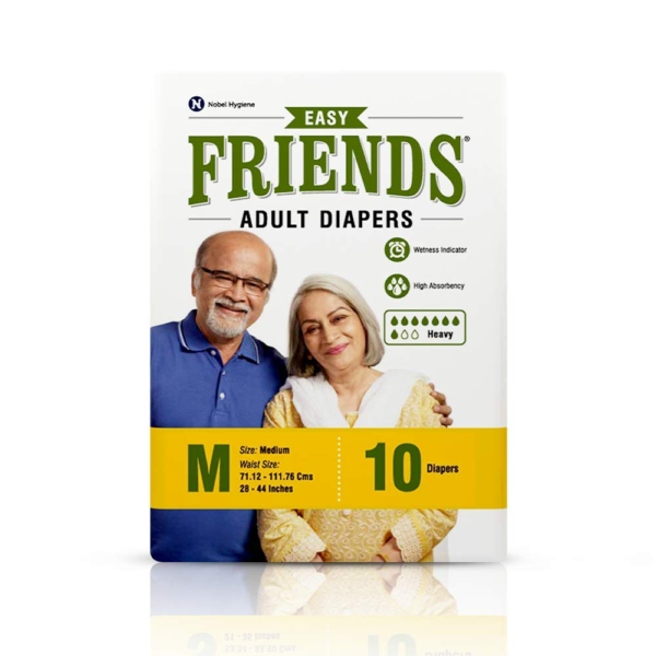 FRIENDS ADULT DIAPERS -M (10S)